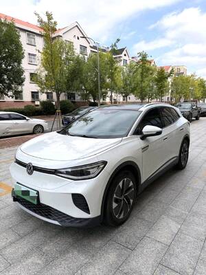 Bom preço Volkswagen ID.4 CROZZ SUV elétrico com 600KM acidente de longa distância reparado e alta quilometragem on-line